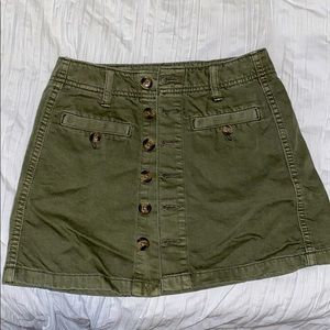 Army Green Skirt